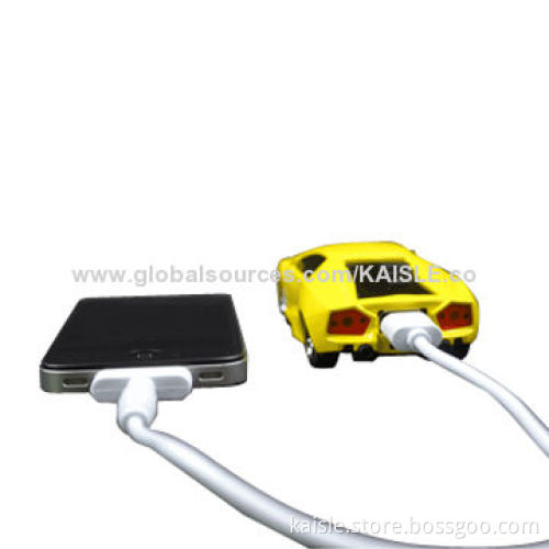 Power Banks, 5,200mAh Capacity, Lamborghini Car Model, PC & ABS Materials